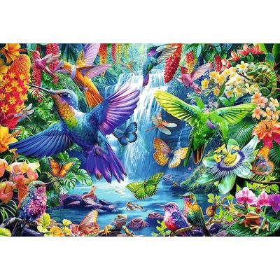 Trefl 10880 - Tropical Hummingbirds - Jessica White - 1000 db-os puzzle