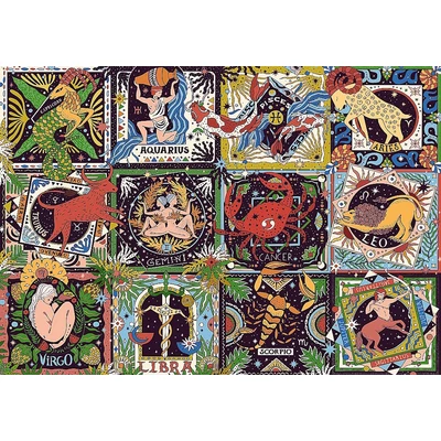 Trefl 10752 - Cosmic Alchemy - Zodiac Signs - 1000 db-os UFT Prime puzzle