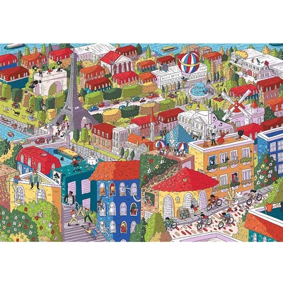Trefl 10712 - EYE-SPY - SNEAKY PEEKERS - Paris, France - 1000 db-os UFT Prime puzzle