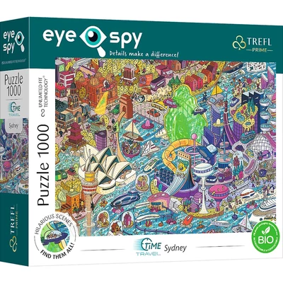 Trefl 10751 - EYE-SPY - TIME TRAVEL - Sydney, Australia - 1000 db-os UFT Prime puzzle