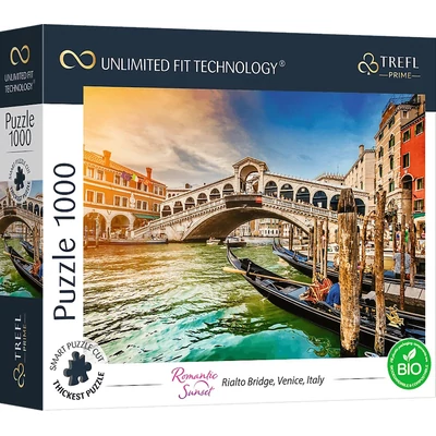 Trefl 10692 - Romantic Sunset - Rialto Bridge, Venice, Italy - 1000 db-os UFT Prime puzzle