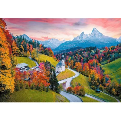 Trefl 10703 - Wanderlust - Alpine Idyll, Bavaria, Germany - 1000 db-os UFT Prime puzzle