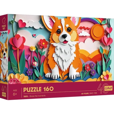 Trefl 40050 - 40 Éves Jubileum - Kis kutya - 160 db-os Paper Art puzzle
