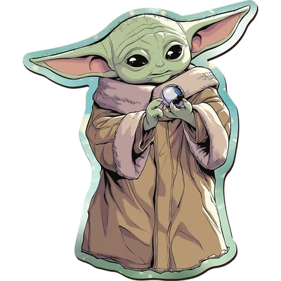 Trefl 20185 Wood Craft Shaped Prémium Fa Puzzle - Star Wars - Grogu - 160 db-os puzzle