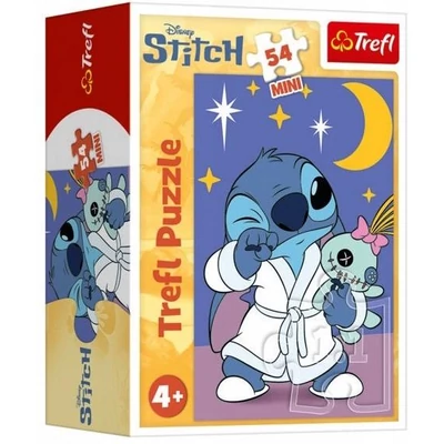 Trefl 19812 - Stitch - Jó éjszakát! - 54 db-os MINI puzzle