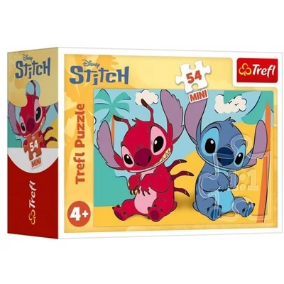 Trefl 19813 - Stitch és Leroy - 54 db-os MINI puzzle