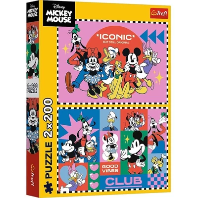 Trefl 13319 - Disney - Mickey Mouse - 2 x 200 db-os puzzle
