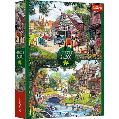Trefl 37494 - Idyllic life - 2 x 500 db-os puzzle