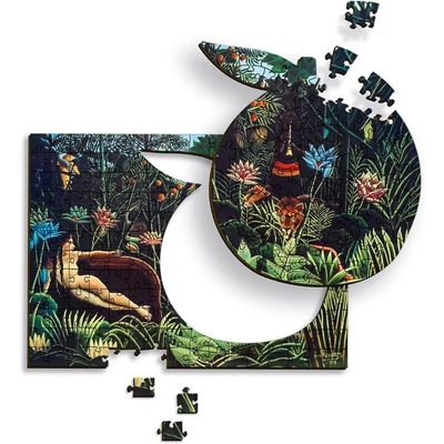 Trefl 20253 - Henri Rousseau - Az Álom - 200 db-os Wooden Contour Fa Puzzle