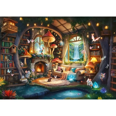 Trefl 99308 - Mesebeli házikó - 2000 db-os USA Collection puzzle 