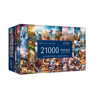 Trefl 81040 - Földi krónikák - Teremtés a jövőbe - 21000 db-os UFT puzzle
