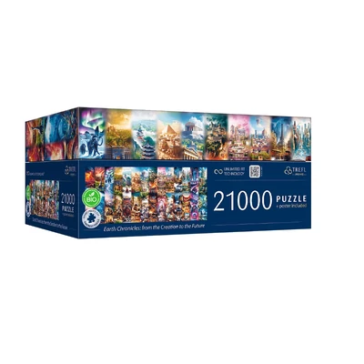 Trefl 81040 - Földi krónikák - Teremtés a jövőbe - 21000 db-os UFT puzzle