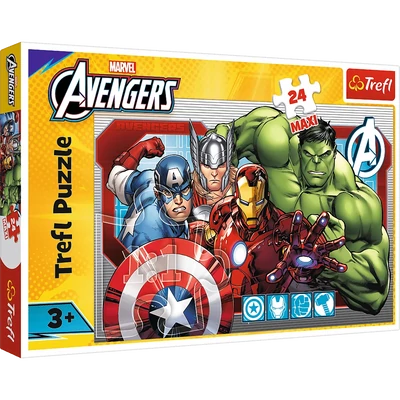 Trefl 14378 - Avengers Pókember - 24 db-os Maxi puzzle