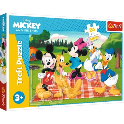 Trefl 14380 - Mickey egér és barátai - 24 db-os Maxi puzzle