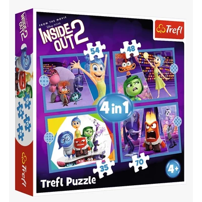 Trefl 34652 - Agymanók - Emotions rule - 4 az 1-ben puzzle (35,48,54,70 db-os)