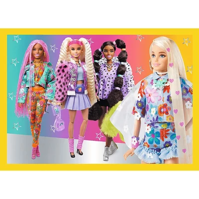 Trefl 34626 - Disney Princess - Barbie - 4 az 1-ben puzzle (35,48,54,70 db-os)