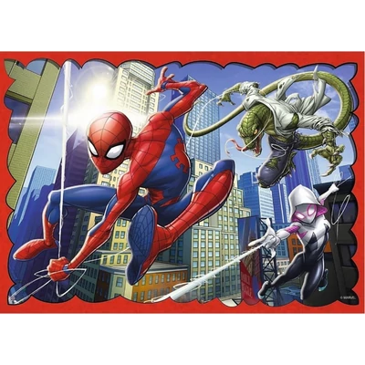 Trefl 34384 - A hős Pókember - 4 az 1-ben puzzle (35,48,54,70 db-os)