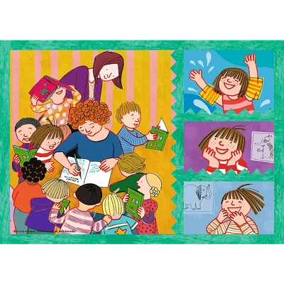 Trefl 34606 - Basia - 4 az 1-ben puzzle (35,48,54,70 db-os)