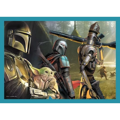 Trefl 34397 - Star Wars - The Mandalorian - 4 az 1-ben puzzle (35,48,54,70 db-os)