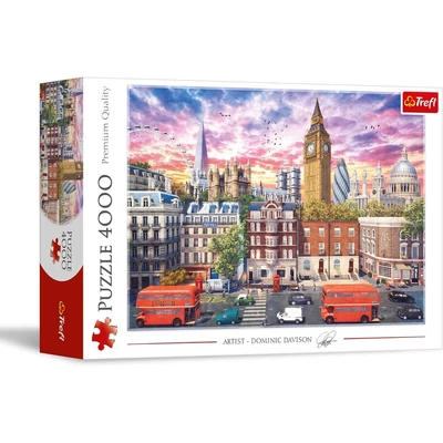 Trefl 45010 - Séta Londonban, Dominic Davison - 4000 db-os puzzle