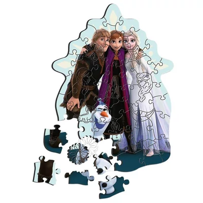 Trefl 20283 - Jégvarázs - 50 db-os Wooden Contour Fa Puzzle