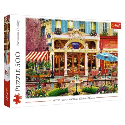 Trefl 37406 - Fenséges kávézó - 500 db-os puzzle