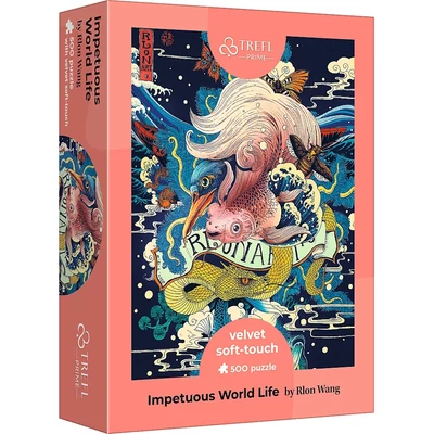Trefl 37421 - Impetuous World Life, Wang - 500 db-os UFT Velvet Soft-Touch puzzle