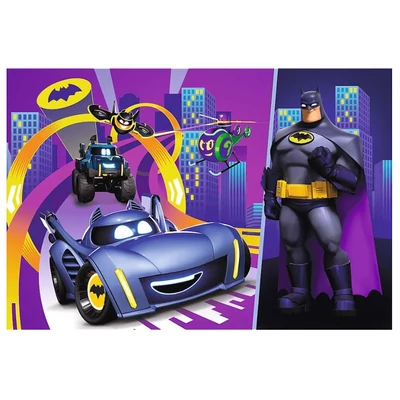 Trefl 17400 - DC Batwheels - Batman és járművei - 60 db-os puzzle