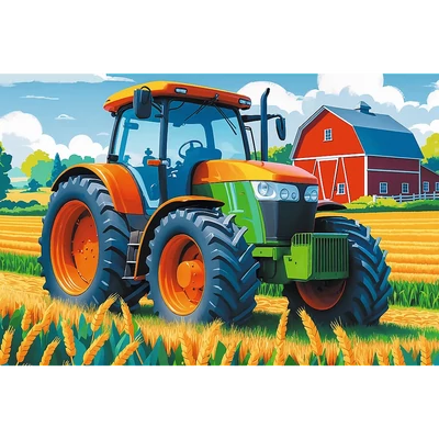 Trefl 16492 - Gazda járműve - 60 db-os puzzle