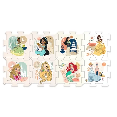 Trefl 8 db-os Szivacs puzzle - Disney hercegnők (61605)