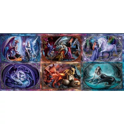 Trefl 81034 - Fantasy Creatures - Anne Stokes - 9000 db-os UFT puzzle