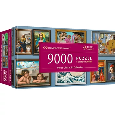 Trefl 81021 - Kevésbé klasszikus művészeti gyűjtemény - 9000 db-os UFT Prime puzzle