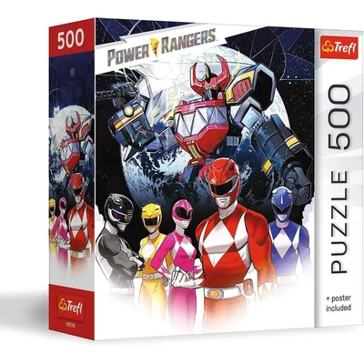 Trefl 99210 - Power Rangers - A csapat - 500 db-os puzzle