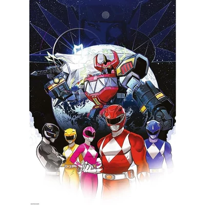 Trefl 99210 - Power Rangers - A csapat - 500 db-os puzzle