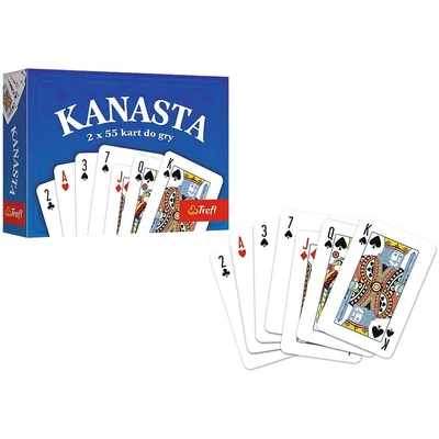 Trefl 02918 - Kanaszta kártyajáték 2x55 lapos