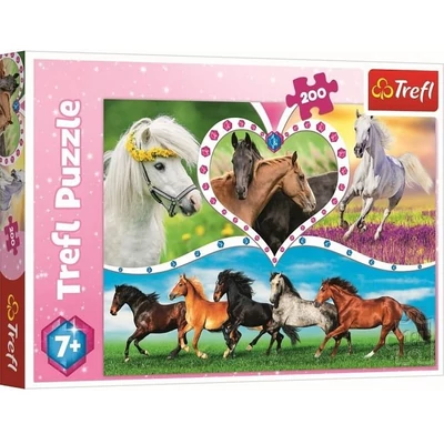 Trefl 13248 - Gyönyörű lovak - 200 db-os puzzle