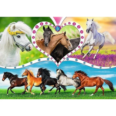 Trefl 13248 - Gyönyörű lovak - 200 db-os puzzle