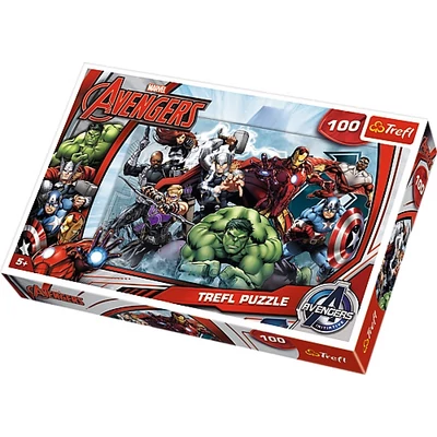 Trefl 16272 - Avengers - Bosszúállók - Támadás - 100 db-os puzzle