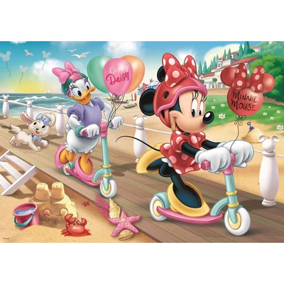 Trefl 13262 - Minnie és Daisy a tengerparton - 200 db-os puzzle