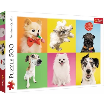 Trefl 37378 - Kutyák - 500 db-os puzzle