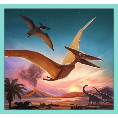 Trefl 90390 - Dinoszauruszok - Mega pack 10 az 1-ben puzzle (48, 35, 20)