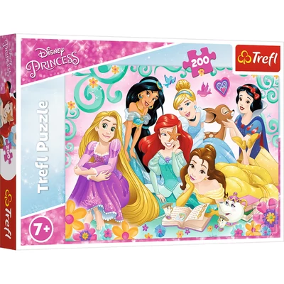 Trefl 13268 - Disney Princess - Vidám teadélután - 200 db-os puzzle