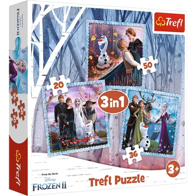 Trefl 34853 - Jégvarázs 2 - 3 az 1-ben (20, 36, 50 db-os) puzzle