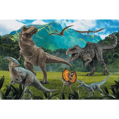 Trefl 16441 - Jurassic World - 100 db-os puzzle