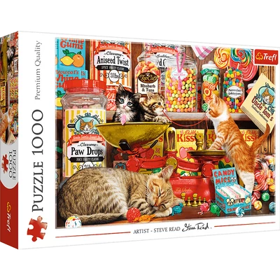 Trefl 10630 - Macska édességek - 1000 db-os puzzle