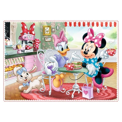Trefl 34355 - Minnie Mouse és barátai - 4 az 1-ben (12, 15, 20, 24 db-os) puzzle