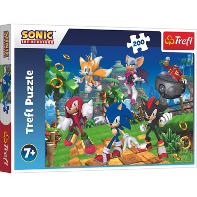 Trefl 13323 -  Sonic &amp; Friends - 200 db-os puzzle