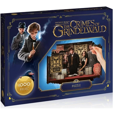 Winning Moves Z0154EU40 - Legendás állatok és megfigyelésük - Grindelwald bűntettei - 1000 db-os puzzle