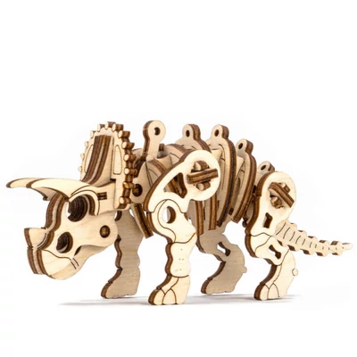 Wooden City MB-019 - Triceratops - 40 db-os fa puzzle