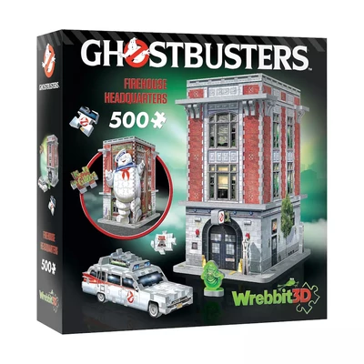 Wrebbit 01018 - Szellemirtók tűzoltó állomása - 500 db-os 3D puzzle